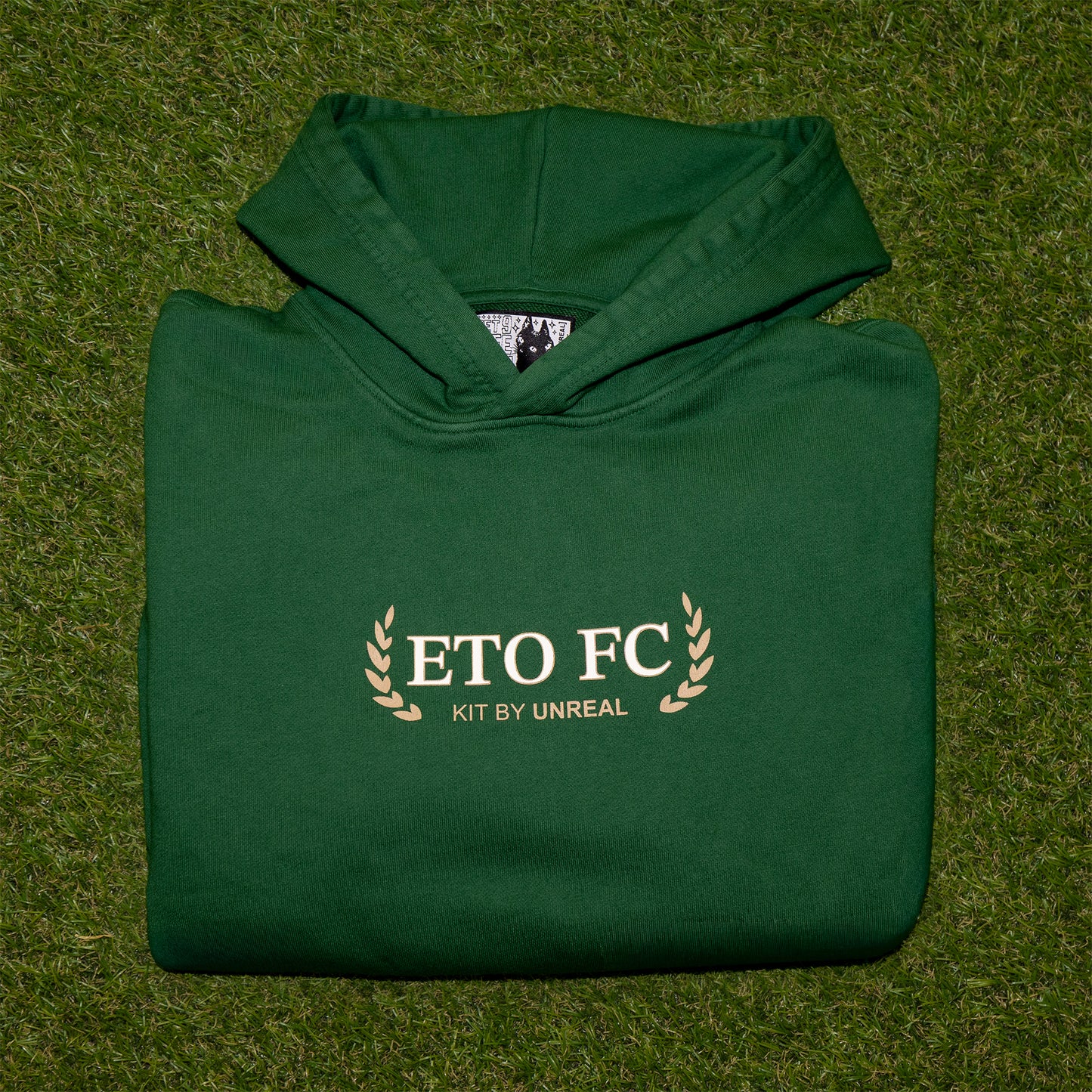 ETO × UNREAL Oversized Hoodie Zöld