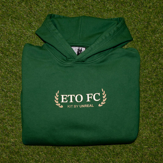 ETO × UNREAL Oversized Hoodie Zöld