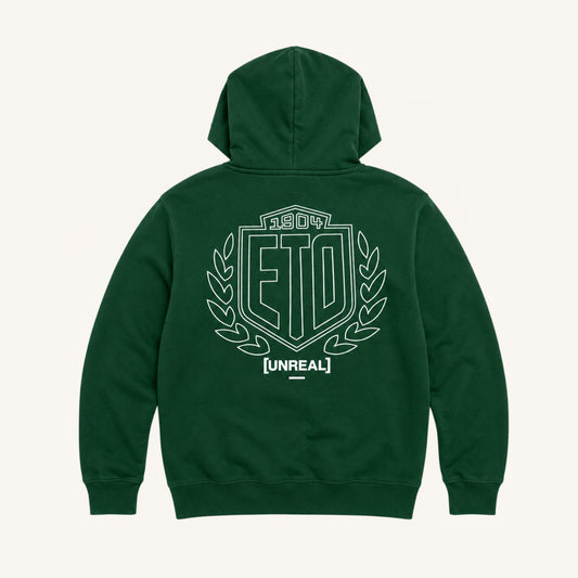 ETO × UNREAL Oversized Hoodie Zöld