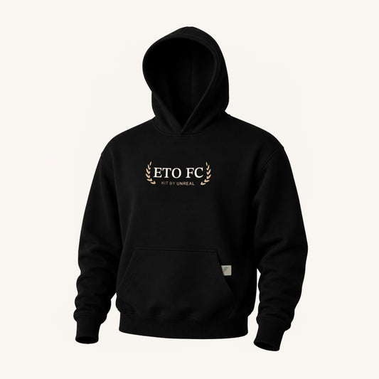 ETO X UNREAL Oversized Hoodie Fekete