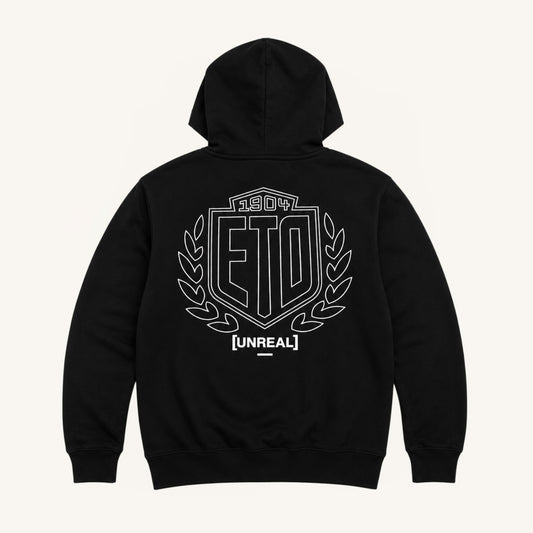 ETO X UNREAL Oversized Hoodie Fekete