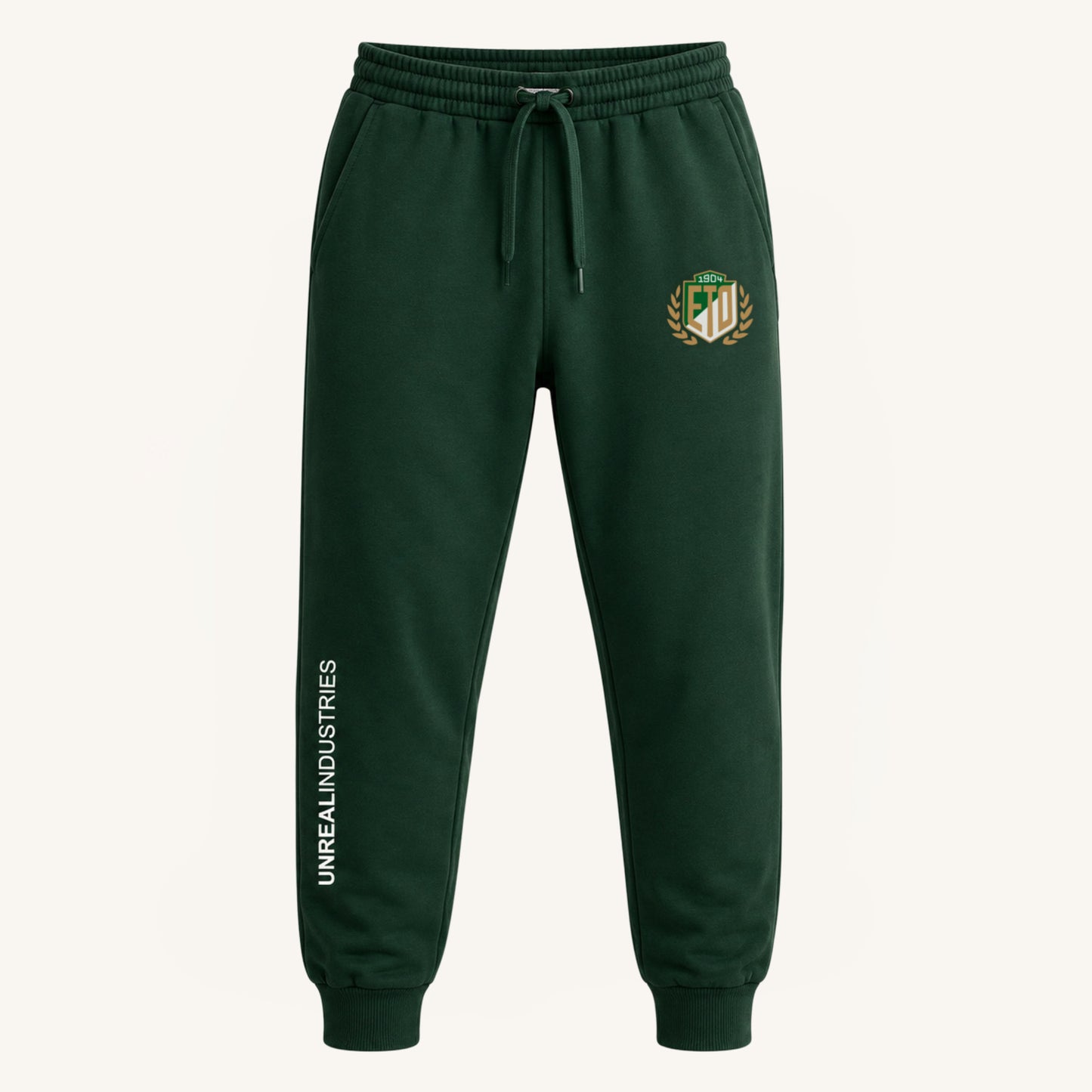 Limited Edition ETO × UNREAL Jogger Nadrág Zöld