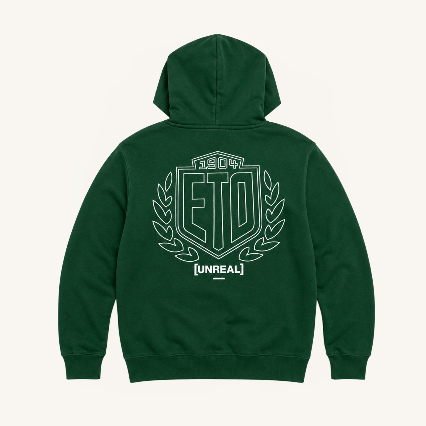 ETO × UNREAL Oversized Hoodie Zöld